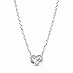 Pandora Sparkling Infinity Heart Collier Necklace