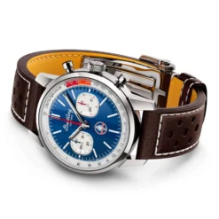 Breitling Top Time B01 Shelby Cobra Watch Steel Case Blue Dial, 41mm -Luxe Glist Sales 12247201 03 scaled