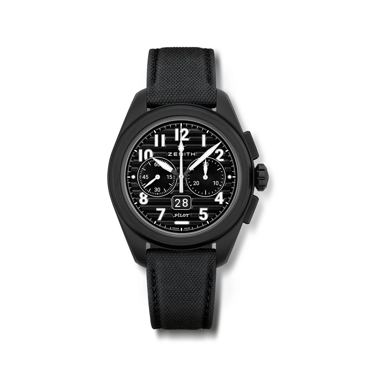 Zenith Pilot Big Date Flyback Black Dial Watch, 42.5mm 1 Zenith Pilot Big Date Flyback Black Dial Watch, 42.5mm