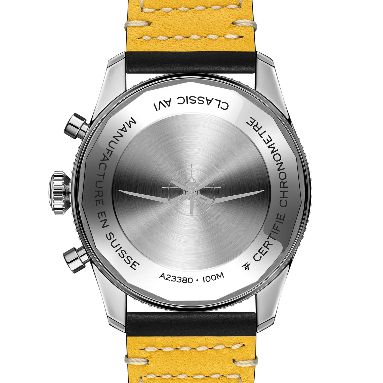 Breitling Classic AVI Chronograph Tribute To Vought F4U Corsair Watch Blue Dial Black Leather Strap, 42mm 2 Breitling Classic AVI Chronograph Tribute To Vought F4U Corsair Watch Blue Dial Black Leather Strap, 42mm - Image 2