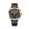 Breitling Classic AVI Chronograph P-51 Mustang Watch Black Dial Rose Gold Case, 42mm