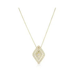 Roberto Coin Diamante Large Diamond Necklace 18K Yellow Gold, 18 Inches
