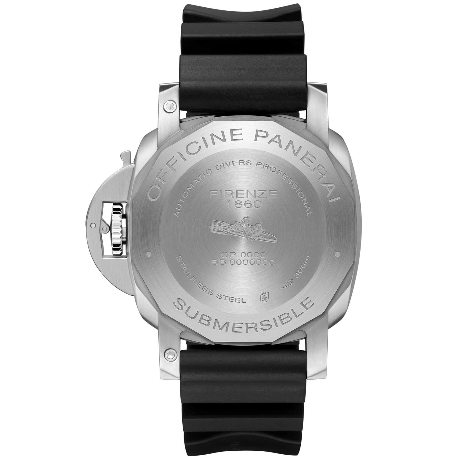 Panerai Submersible Watch Black Dial Black Caoutchouc Strap, 42mm 2 Panerai Submersible Watch Black Dial Black Caoutchouc Strap, 42mm - Image 2