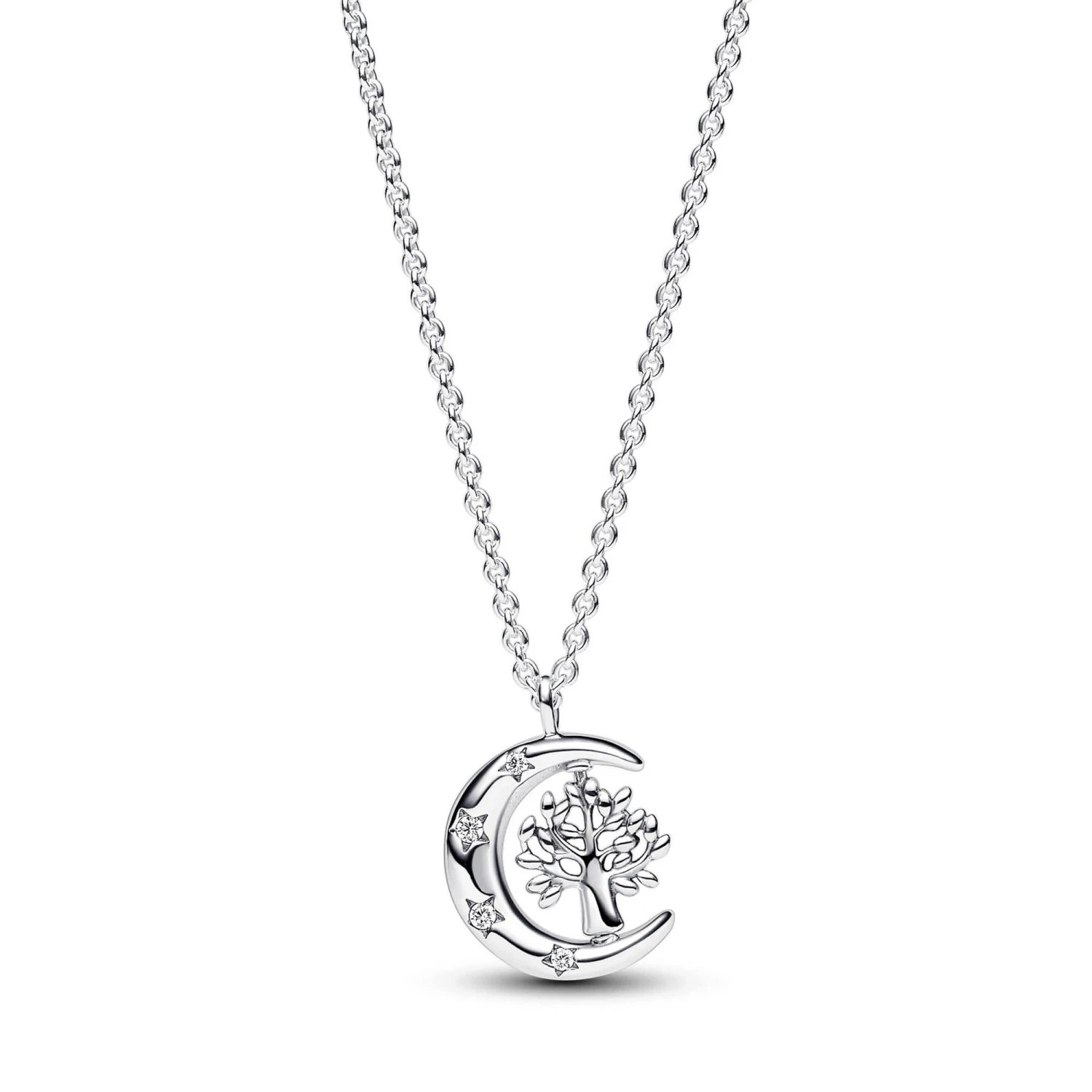 Pandora Moon & Spinning Tree Of Life Pendant Necklace 1 Pandora Moon & Spinning Tree Of Life Pendant Necklace