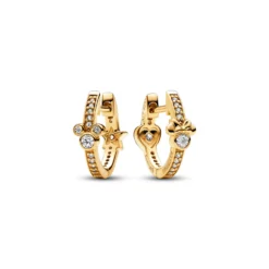 Pandora Disney Mickey Mouse & Minnie Mouse Sparkling Hoop Earrings