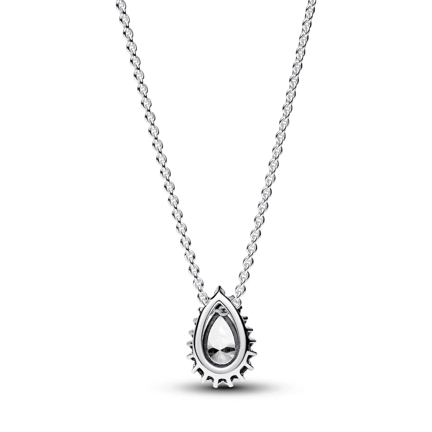 Pandora Sparkling Pear Halo Collier Necklace 2 Pandora Sparkling Pear Halo Collier Necklace - Image 2