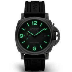Panerai Luminor Marina Navy Seals Watch Anthracite Dial Black Rubber Strap, 44mm -Luxe Glist Sales 12287702 03
