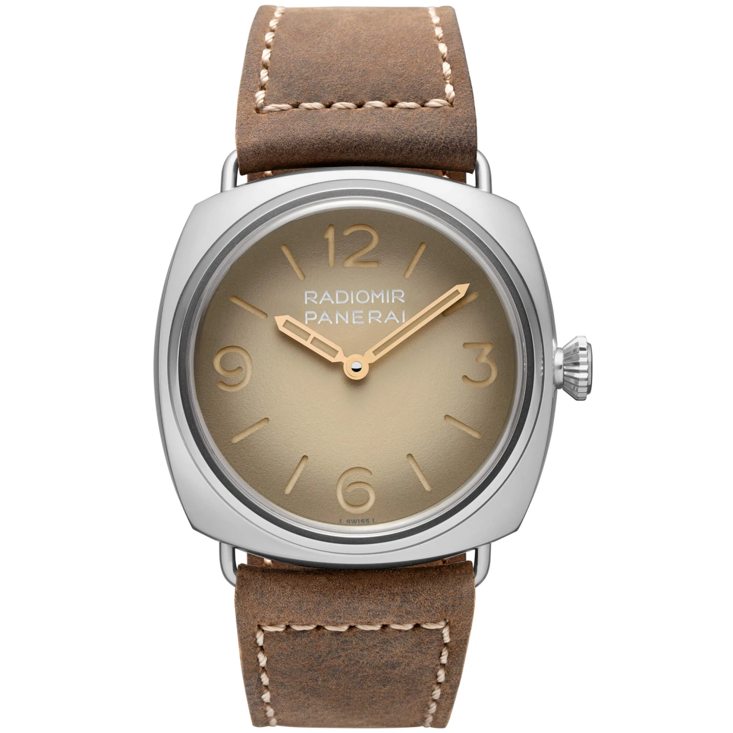 Panerai Radiomir Tre Giorni Watch Beige Dial Brown Leather Strap, 45mm 1 Panerai Radiomir Tre Giorni Watch Beige Dial Brown Leather Strap, 45mm