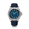 Breitling Avenger Automatic Watch Blue Dial Blue Leather Strap, 42mm