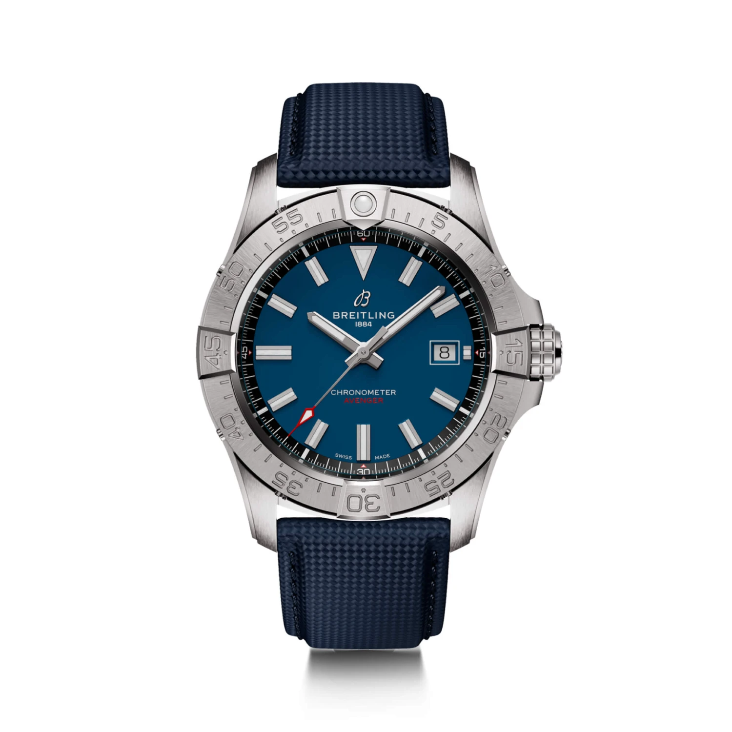 Breitling Avenger Automatic Watch Blue Dial Blue Leather Strap, 42mm 1 Breitling Avenger Automatic Watch Blue Dial Blue Leather Strap, 42mm