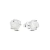 Pandora White Rose In Bloom Stud Earrings