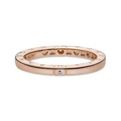 Pandora Logo & Hearts CZ Ring -Luxe Glist Sales PAR189482C01 03