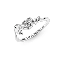 Pandora Mom Pavé Heart Ring -Luxe Glist Sales PAR191149C01 04 scaled