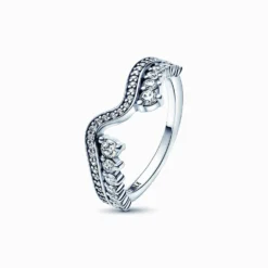 Pandora Sparkling Asymmetric Wave Ring -Luxe Glist Sales PAR192543C01 03