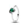 Pandora Green Eternity Circle Ring