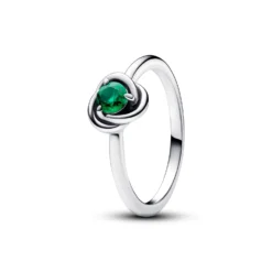 Pandora Green Eternity Circle Ring