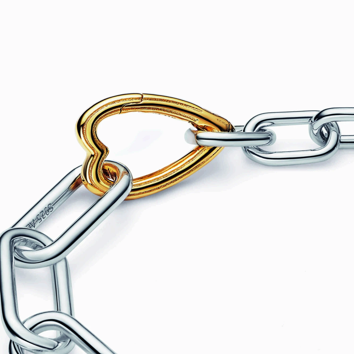 Pandora ME Two-tone Heart Link Chain Bracelet 3 Pandora ME Two-tone Heart Link Chain Bracelet - Image 3