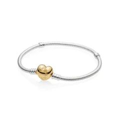 Pandora Shine™ Heart Clasp Silver Bracelet