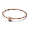 Pandora Moments Sparkling Shooting Star Clasp Bangle