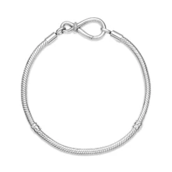Pandora Moments Infinity Knot Snake Chain Bracelet -Luxe Glist Sales PAR590792C00 03 scaled