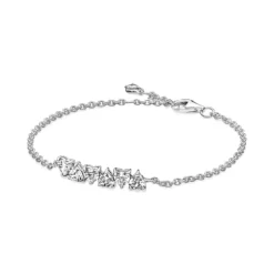 Pandora Sparkling Endless Hearts Chain Bracelet