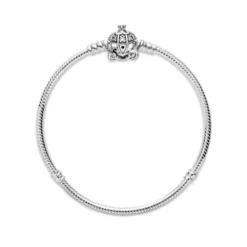 Pandora Disney Cinderella Pumpkin Coach CZ Clasp Pandora Moments Bracelet -Luxe Glist Sales PAR599190C01 03