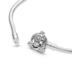 Pandora Disney Cinderella Pumpkin Coach CZ Clasp Pandora Moments Bracelet -Luxe Glist Sales PAR599190C01 04