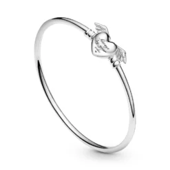 Pandora Moments Winged Heart Bangle -Luxe Glist Sales PAR599379C00 03