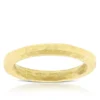 Toscano Roman Hammered Ring 14K